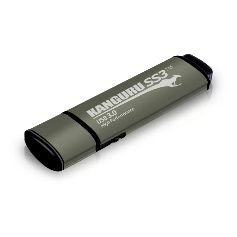 Kanguru SS3™ SuperSpeed USB3.0 512 GB | Turvaline mälupulk | Füüsiline kirjutuskaitse lüliti | Ühildub Windowsi “Ready Boost” funktsiooniga | Lihtne draiveriteta seadistamine | Plug and Play