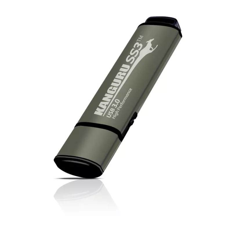 Kanguru SS3™ SuperSpeed USB3.0 512 GB | Turvaline mälupulk | Füüsiline kirjutuskaitse lüliti | Ühildub Windowsi “Ready Boost” funktsiooniga | Lihtne draiveriteta seadistamine | Plug and Play