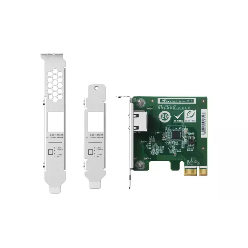 QNAP QXG-2G1T-I225 võrgukaart Sisemine Ethernet 2500 Mbit/s