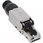 InLine RJ45 pistik Cat.8.1 2000MHz, paigaldatav kohapeal, varjestatud, kruvikorgiga
