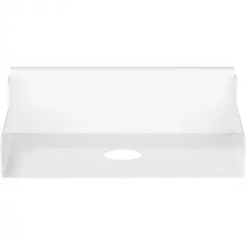 InLine väike valge Slatwall riiul 180mm x 120mm x 55mm