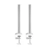 InLine sammas 23181B, alumiinium, valge, kõrgus 43 mm, komplekt 2 tk