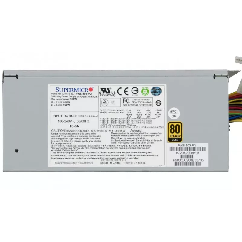 Toiteplokk Supermicro PWS-903-PQ 900 W