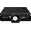U.2 SlimSAS-i NVMe adapterkorpus, icy dock ToughArmor MB105VP-B, PCIe 4.0, toetab 2x 2,5-tollist draivi, 1x 5,2-tolline pesa