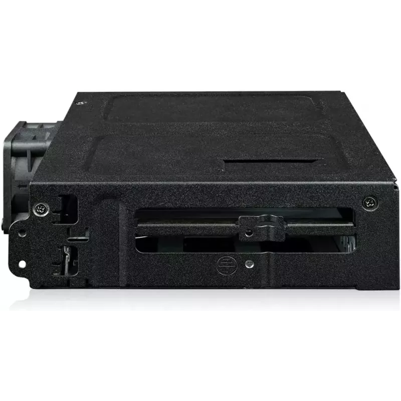 U.2 SlimSAS-i NVMe adapterkorpus, icy dock ToughArmor MB105VP-B, PCIe 4.0, toetab 2x 2,5-tollist draivi, 1x 5,2-tolline pesa