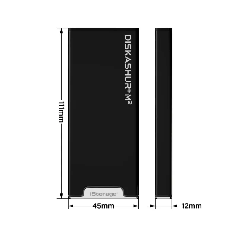 SSD iStorage diskAshur M2 PIN 1 TB USB Type-A USB-C