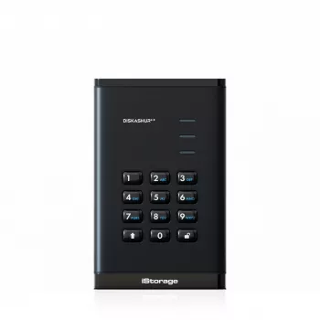 iStorage diskAshur³ 2TB Must | Turvaline kaasaskantav kõvaketas | | FIPS 140-3 3. taseme nõuetele vastav | Common Criteria EAL 5+ | PIN-koodiga kaitstud | AES-XTS 256-bitine riistvaraline krüpteerimine | GDPR, TAA nõuetele vastav | Tolmu-/veekindel |