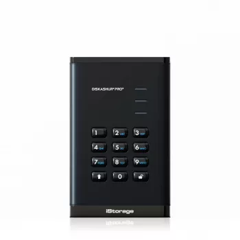 iStorage diskAshur PRO³ SSD 1TB | Turvaline kaasaskantav pooljuhtketas | Vastab FIPS 140-3 3. tasemele | AES-XTS 256-bitine riistvaraline krüpteerimine | PIN-koodiga kaitstud | OS & platvormist sõltumatu | GDPR, TAA vastav | Kaitse toore jõu rünnete eest | Tolmu-/veekindel