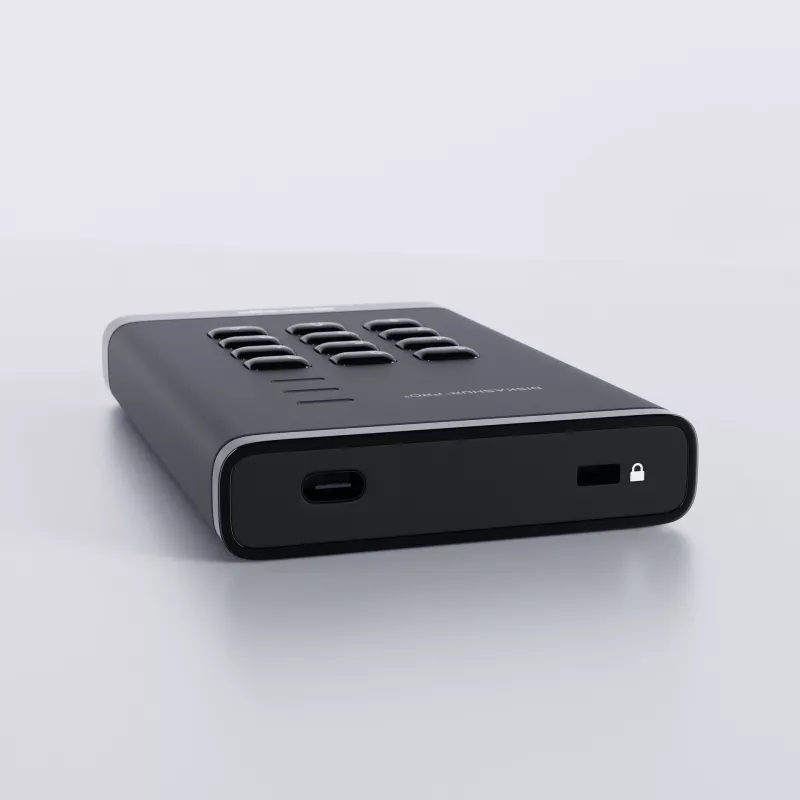 SSD-ketas iStorage 4TB 2,5-tolline USB Type-A USB USB-C IS-DAP3-256-SSD-4000-F
