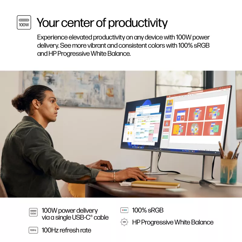 HP Series 5 Pro 27-tolline QHD USB-C monitor - 527pu