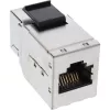 InLine RJ45 Keystone moodul emane-emane SNAP-In Cat.6A STP