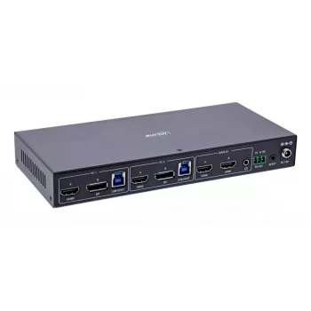InLine 57885G KVM-lüliti riiulipaigaldusega, must