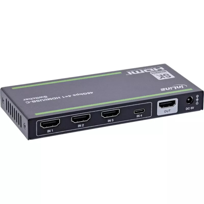 InLine 57885B HDMI-lüliti videole