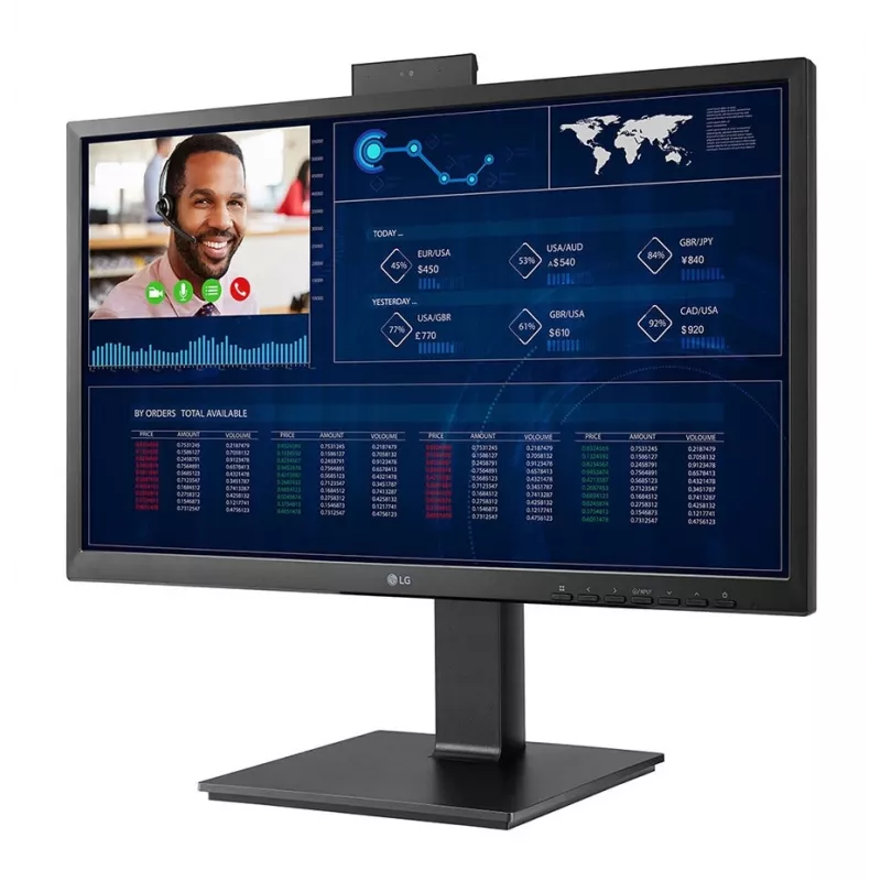 LG 24CQ651I-6P 23,8-tolline Full HD kõik-ühes õhuke klient, Intel Pentium N6005, 8GB RAM, 16GB eMMC