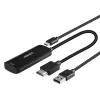 HDMI-USB-C-muundur Lindy 43423 USB-toitesisendiga, 0,2 m kaabel, HDMI + USB-C-pistikud