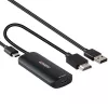 HDMI-USB-C-muundur Lindy 43423 USB-toitesisendiga, 0,2 m kaabel, HDMI + USB-C-pistikud