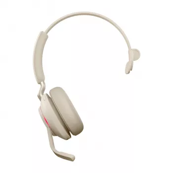 Jabra Evolve2 65 USB-C UC Mono - Beež, Juhtmeta, Kontor/Kõnekeskus, 20 - 20000 Hz, 99.2 g, Peakomplekt, Beež
