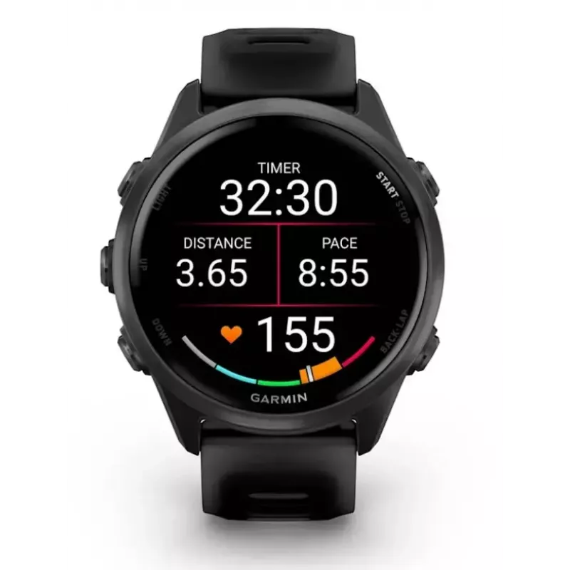 Nutikell GARMIN Forerunner 570 42 mm AMOLED 1.2 tolli 390×390 puuteekraan Wi‑Fi GPS must