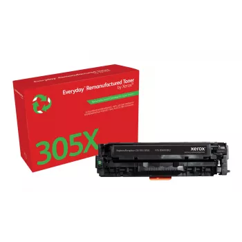 Everyday™ Must Remanufaktuuritud Tooner by Xerox, ühildub HP 305X (CE410X), kõrge tootlikkus