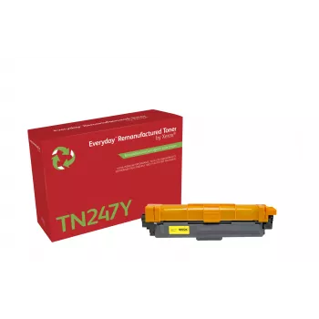 Everyday™ Kollane Taastoodetud Toner Xeroxilt, ühildub Brother TN247Y, suur maht