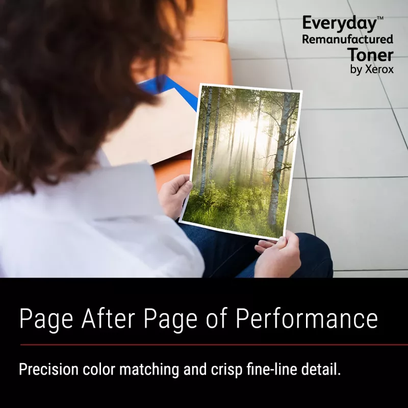 Everyday™ must ümbertöödeldud tooner, Xerox, ühildub HP 201A (CF400A), standardmahutavus