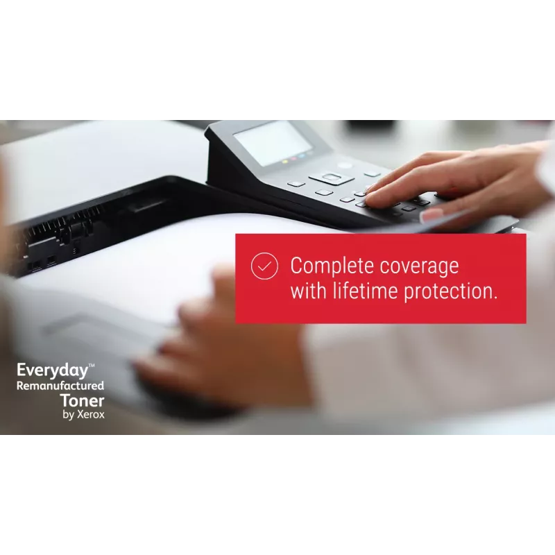 Everyday™ must ümbertöödeldud tooner, Xerox, ühildub HP 201A (CF400A), standardmahutavus