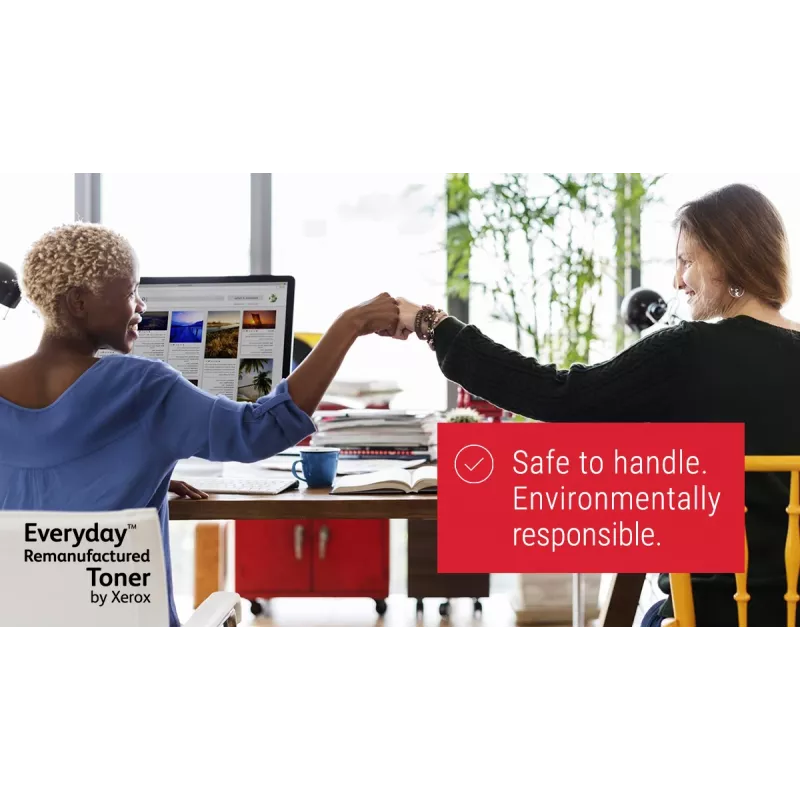 Everyday™ must ümbertöödeldud tooner, Xerox, ühildub HP 201A (CF400A), standardmahutavus