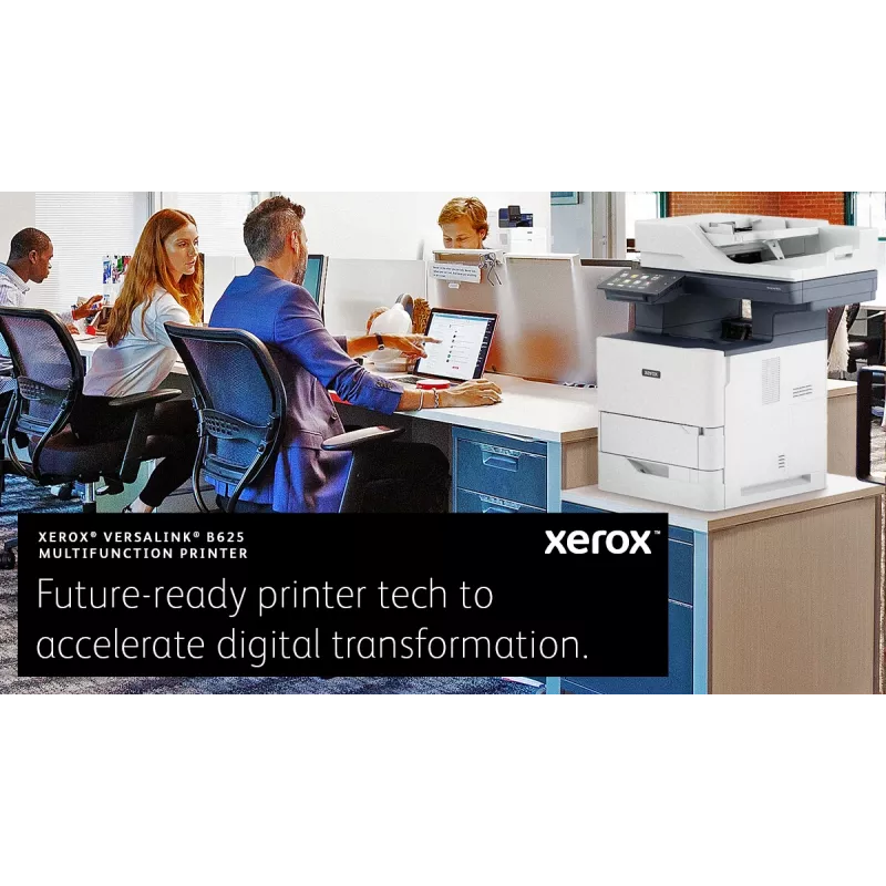 Xerox VersaLink B625 A4 61ppm Duplex Copy/Print/Scan/Fax PS3 PCL5e/6 2 Alust 650 Lehte