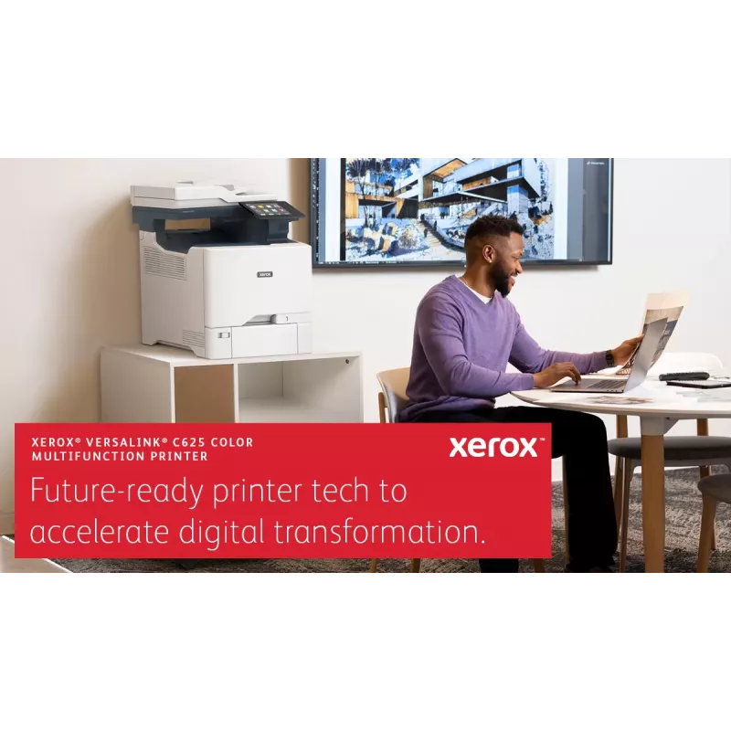 Xerox VersaLink C625 A4 50ppm Duplex Kopeeri/Prindi/Skanni/Faks PS3 PCL5e/6 2 Alust 650 Lehte