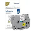 Plastist lindikassett MediaRange TZ-251 24mm 8m mustvalge