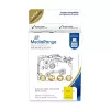 Plastist lindikassett MediaRange TZ-631 12 mm must kollasel taustal