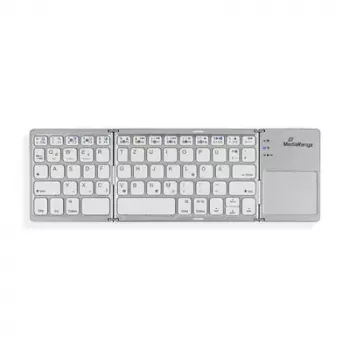 Klaviatuur MediaRange MROS133 Office Bluetooth QWERTZ saksa/schveitsi hõbedane