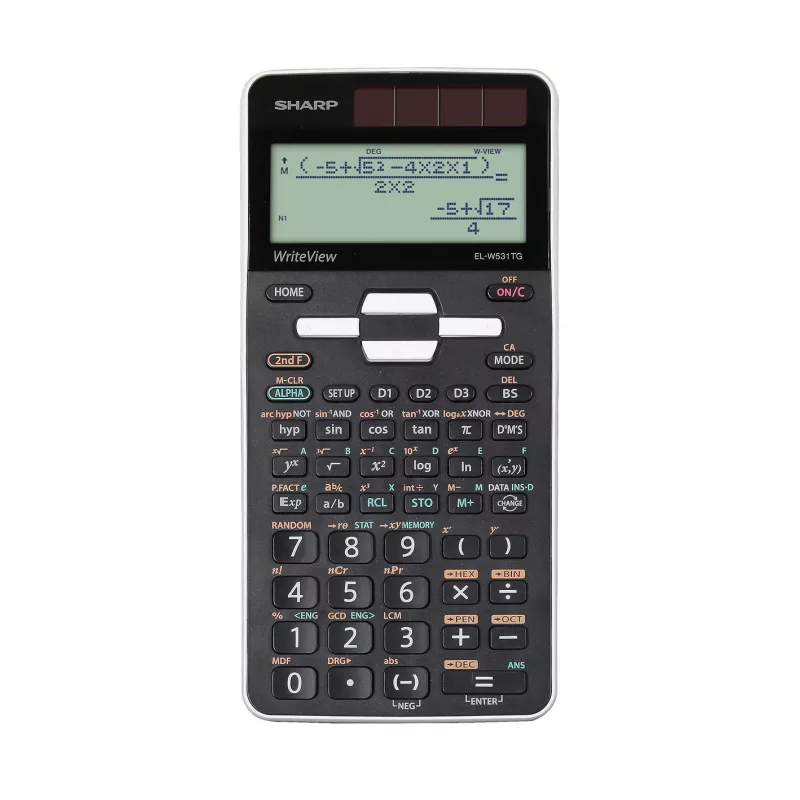 Sharp SH-ELW531TG kalkulaator Tasku Ekraan Must, Valge
