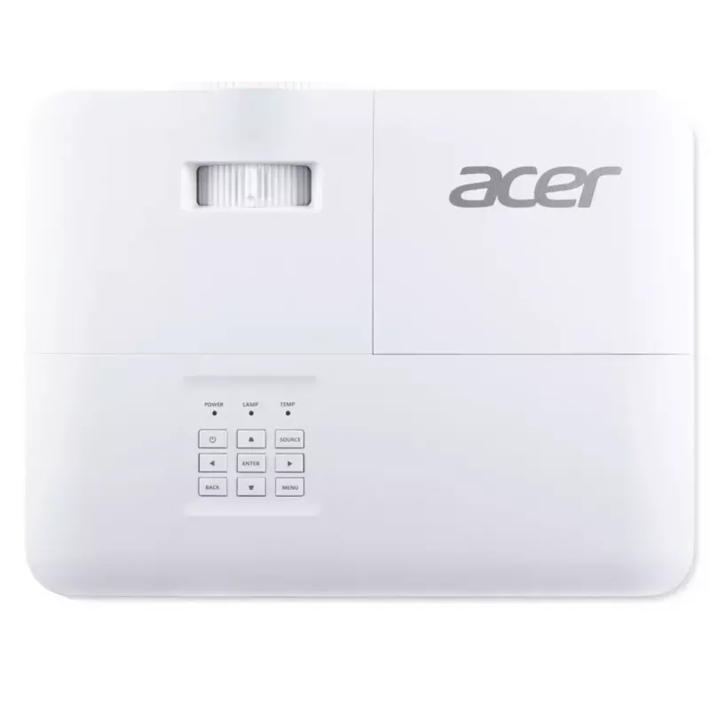 Projektor Acer P1358i — DLP, 5200 ANSI lm, 16:9, lamp, 5000/10000 h, valge