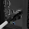Lindy 3m Cat.6A S/FTP Locking võrgukaabel, hall