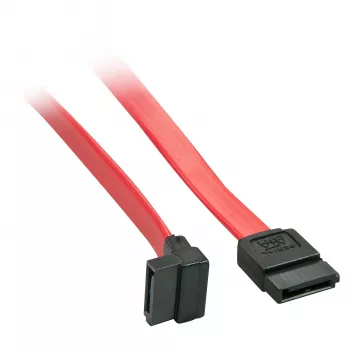 Lindy 0,7 m sisemine SATA III kaabel, 90°