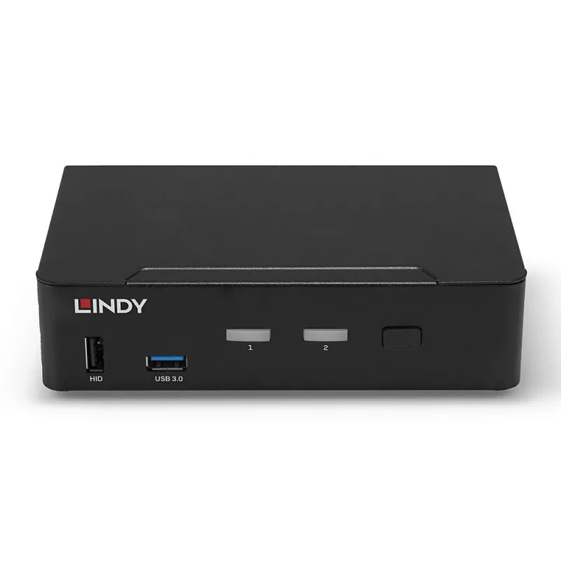 Lindy 2-pordiline DisplayPort 1.4, USB 3.0 ja heli KVM-lüliti