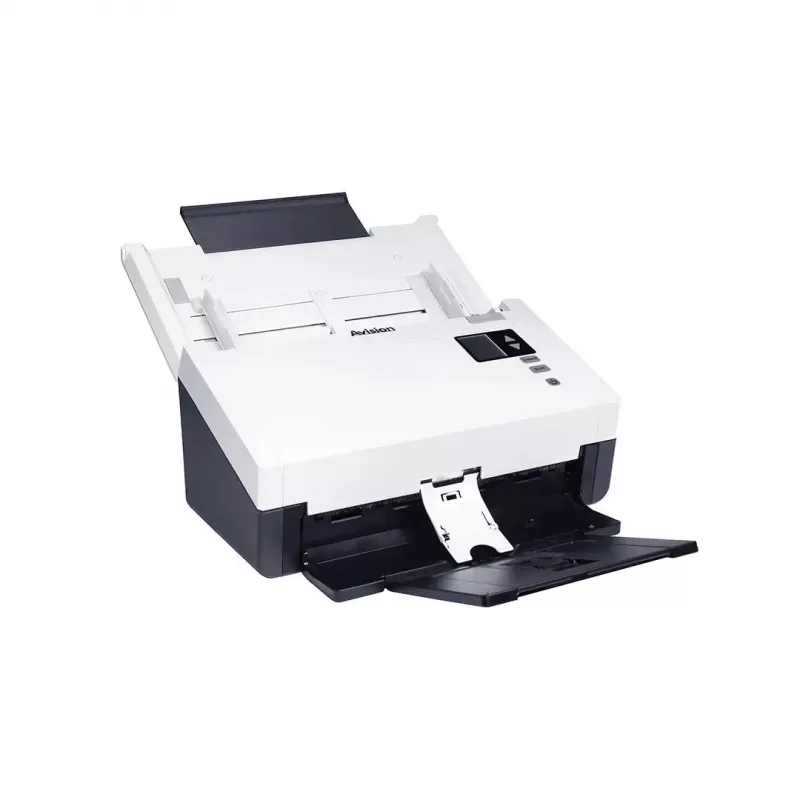 ADF-skanner Avision AD345GN — A4, 1200 x 1200 DPI, kahepoolne, 100-leheline ADF, CIS, valge