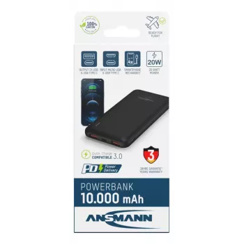 Kaasaskantav aku Ansmann PB320PD 10000 mAh
