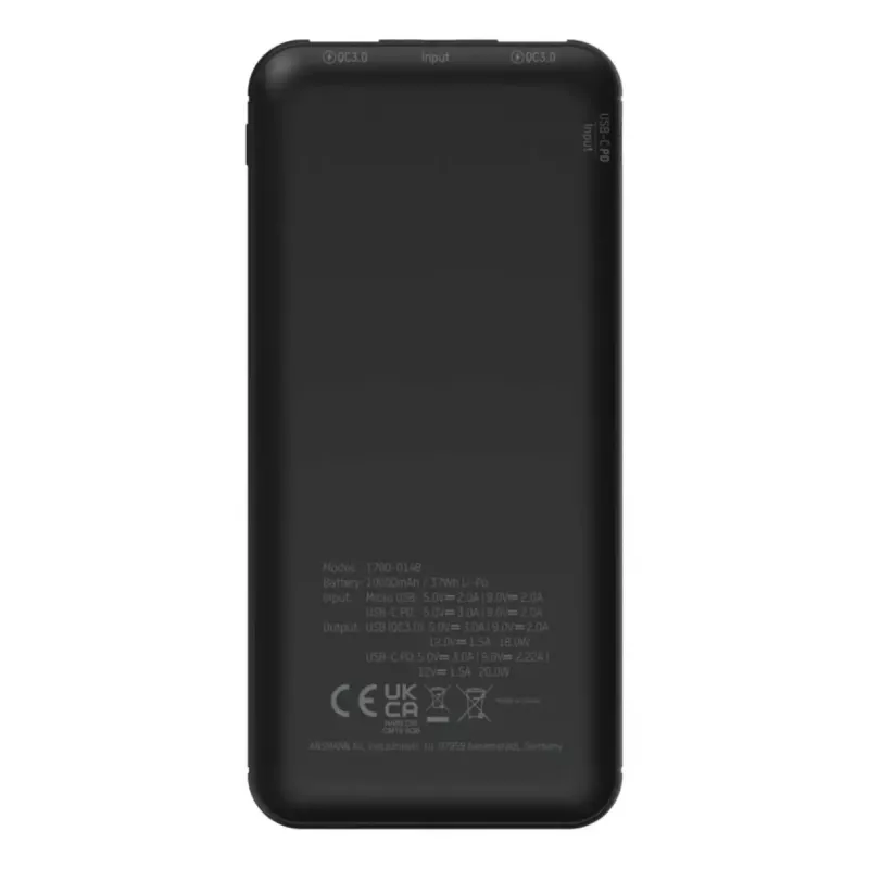 Kaasaskantav aku Ansmann PB320PD 10000 mAh