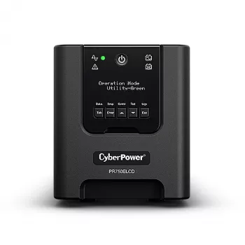 CyberPower PR750ELCDGR katkematu toiteallikas (UPS) Line-Interactive 0.75 kVA 675 W 4 vahelduvvoolu pistikupesa