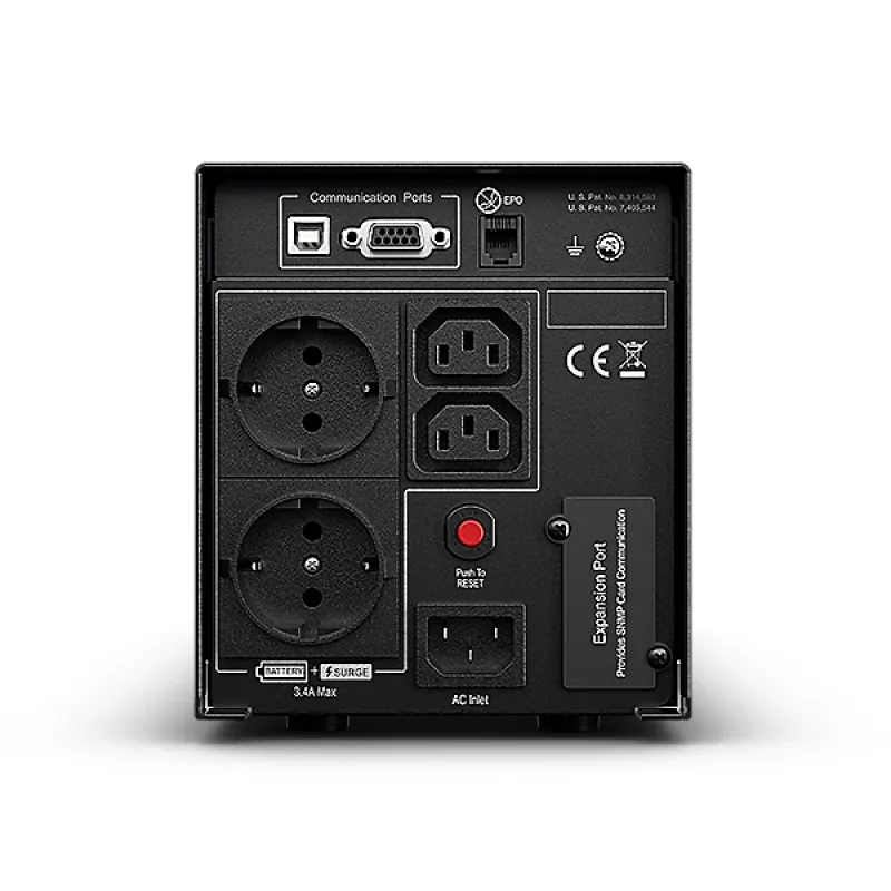 CyberPower PR750ELCDGR katkematu toiteallikas (UPS) Line-Interactive 0.75 kVA 675 W 4 vahelduvvoolu pistikupesa