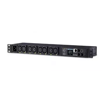 CyberPower PDU81004 toitejaotuse seade (PDU) 8 vahelduvvoolu pistikupesa, 1U, must