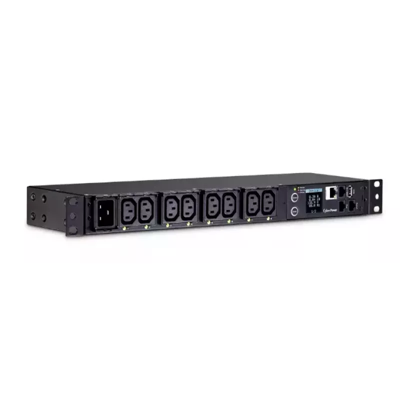CyberPower PDU81004 toitejaotuse seade (PDU) 8 vahelduvvoolu pistikupesa, 1U, must
