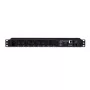 CyberPower PDU81004 toitejaotuse seade (PDU) 8 vahelduvvoolu pistikupesa, 1U, must