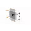 Monitorihoidja Durable 509423 27 inch Sein Hõbedane Klamber 8 kg