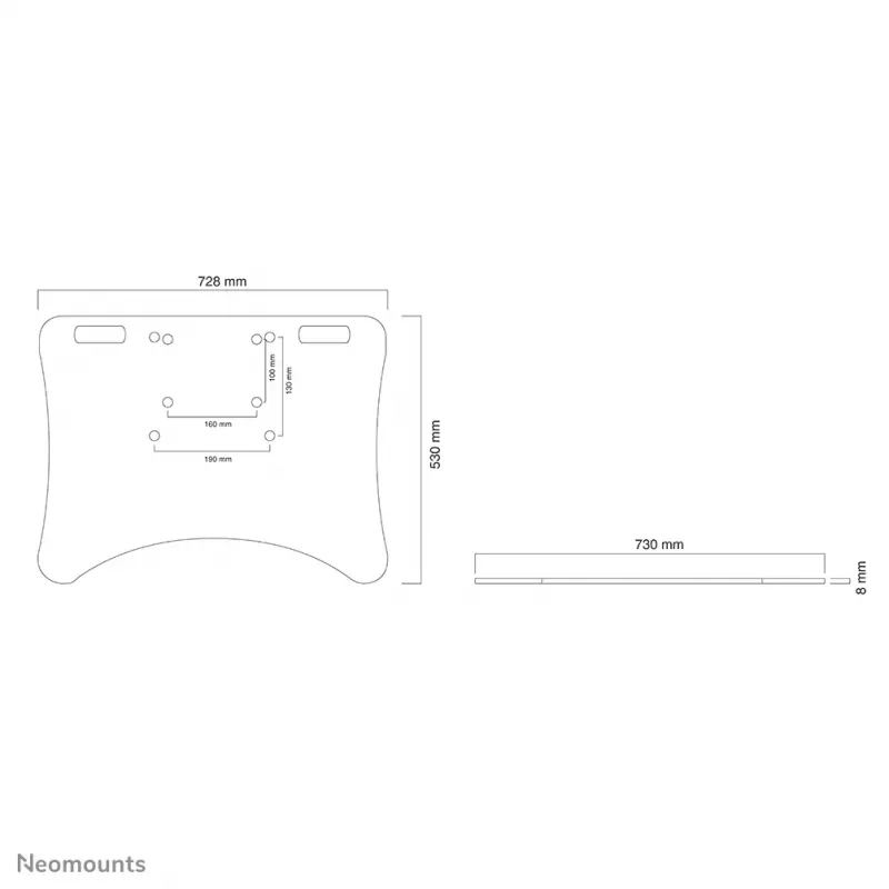 Neomounts PLASMA-M2500FPLATE põrandaplaat