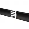Kinnitussiin B-TECH BT8390-100/B V2 – alumiinium, must, 1000 mm pikkus, 30 mm sügavus