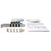 EXSYS 4-pordiline USB 3.2 Gen 1 PCIe kaart isetoitega 3A Renesas