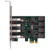 EXSYS 4-pordiline USB 3.2 Gen 1 PCIe kaart isetoitega 3A Renesas